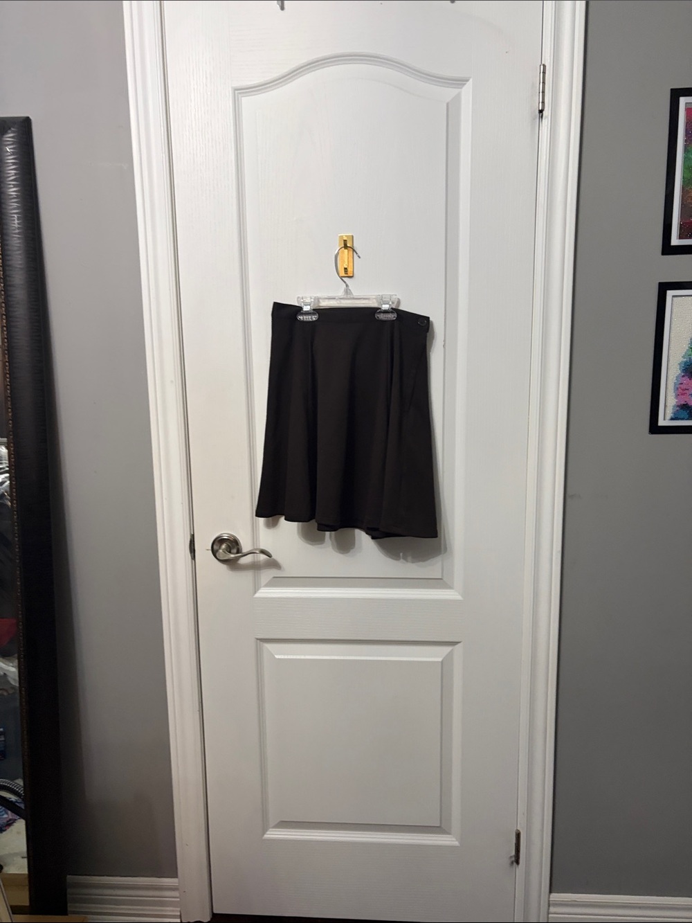 Forever 21 Black Flared A-Line Skirt
